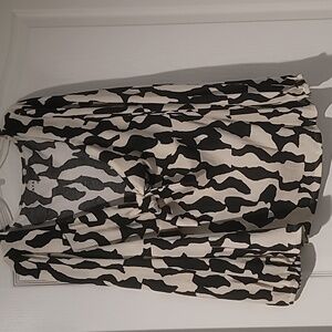 Ava & Viv Women's Long SleeveSweetheart Neck Tie-Front Top Sz 2X